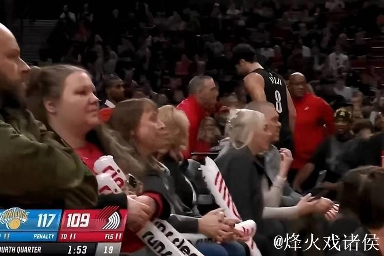 杨瀚森缺阵布伦森砍下26分 尼克斯击败开拓者终结其5连胜