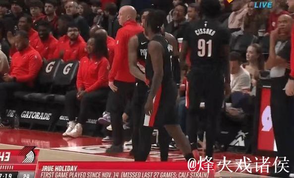 杨瀚森缺阵布伦森砍下26分 尼克斯击败开拓者终结其5连胜